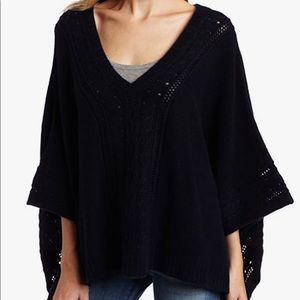 Cashmere poncho